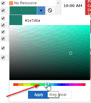 Calendar Colors MarketSharp