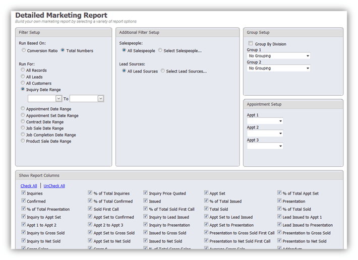 Detailed Marketing Report